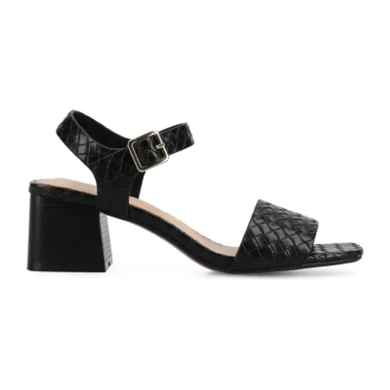 Journee Collection Womens Shaina Heeled Sandals