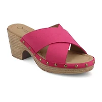 Journee Collection Womens Silvana Heeled Sandals