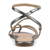 Journee Collection Womens Serissa Ankle Strap Flat Sandals