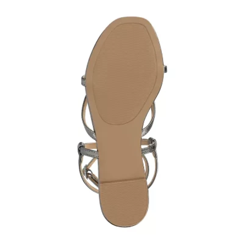 Journee Collection Womens Serissa Ankle Strap Flat Sandals