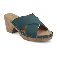 Journee Collection Womens Silvana Heeled Sandals