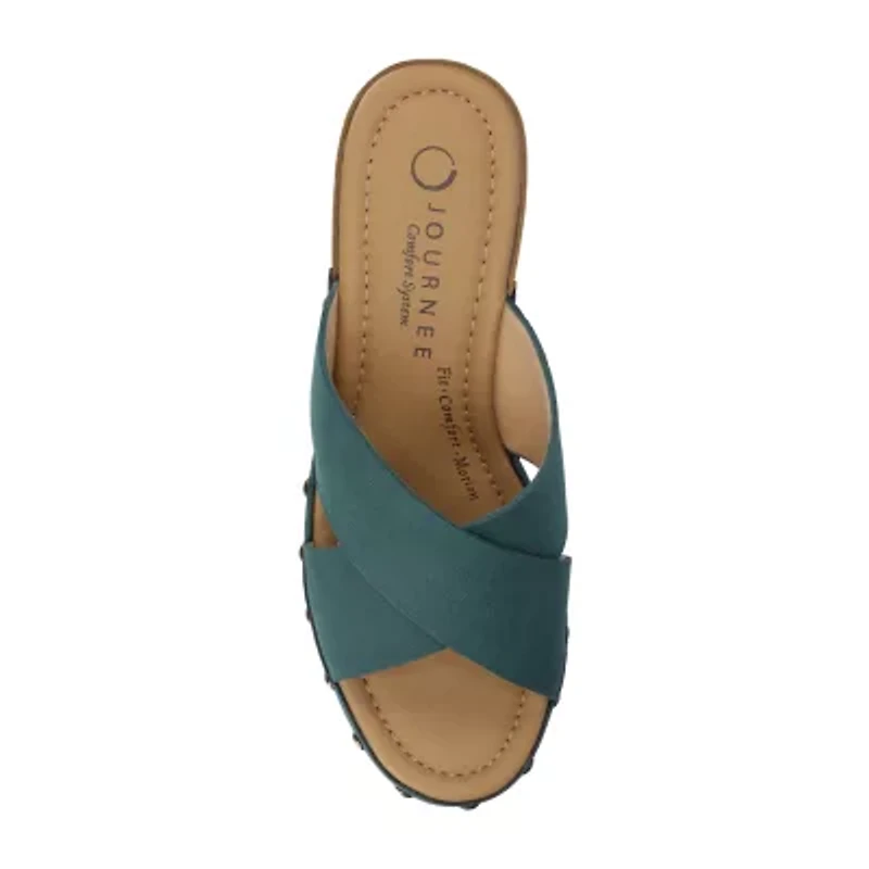 Journee Collection Womens Silvana Heeled Sandals