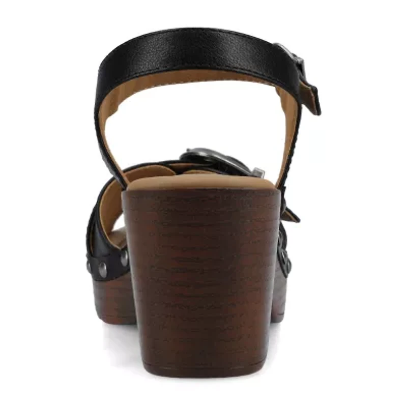 Journee Collection Womens Sisilia Heeled Sandals