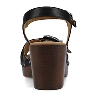 Journee Collection Womens Sisilia Heeled Sandals