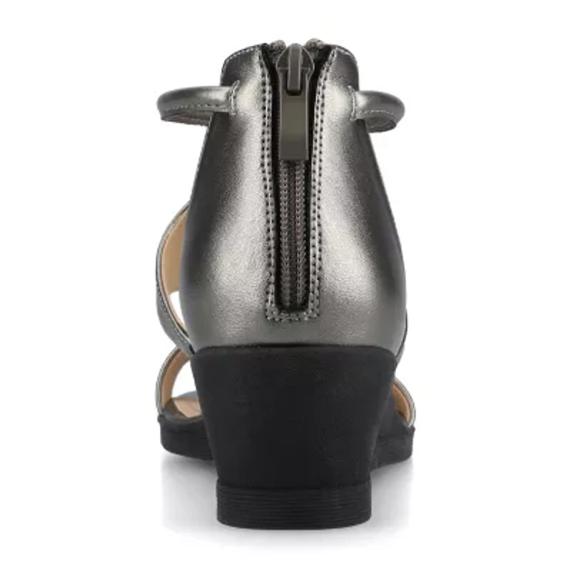 Journee Collection Womens Trayle Wedge Sandals