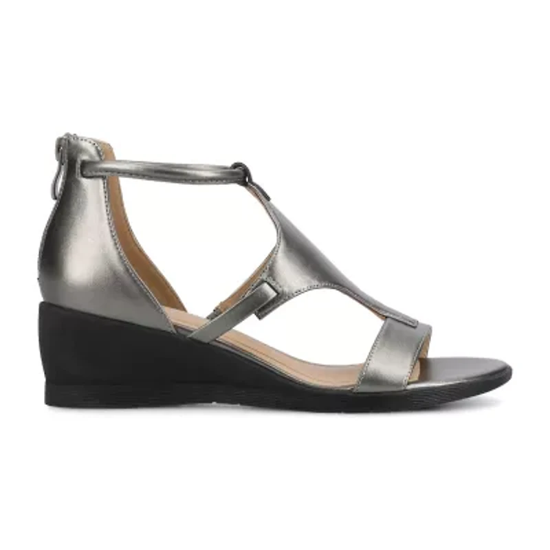 Journee Collection Womens Trayle Wedge Sandals