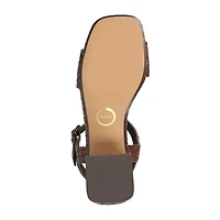 Journee Collection Womens Shaina Heeled Sandals