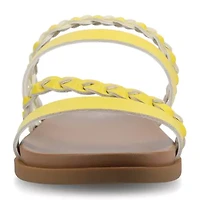 Journee Collection Womens Colette Flat Sandals