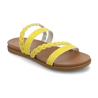 Journee Collection Womens Colette Flat Sandals