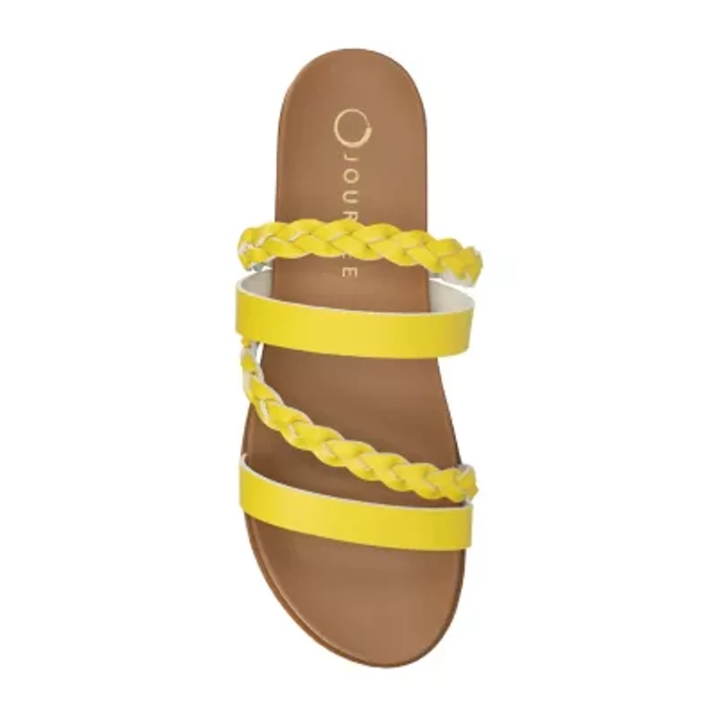 Journee Collection Womens Colette Flat Sandals