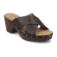 Journee Collection Womens Silvana Heeled Sandals