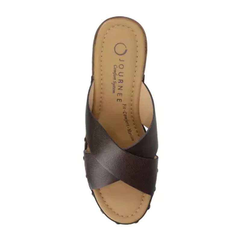 Journee Collection Womens Silvana Heeled Sandals