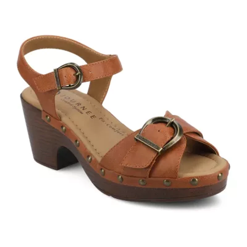 Journee Collection Womens Sisilia Heeled Sandals