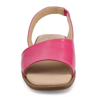 Journee Collection Womens Brinsley Slingback Strap Flat Sandals