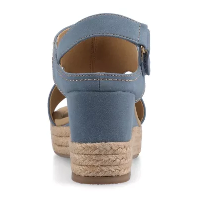 Journee Collection Womens Rayleigh Wedge Sandals