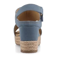 Journee Collection Womens Rayleigh Wedge Sandals