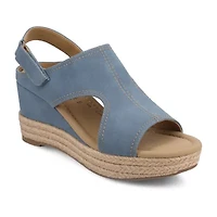Journee Collection Womens Rayleigh Wedge Sandals