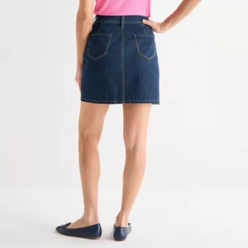 St. John's Bay Womens 5 3/4" Tall Chino Short