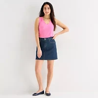 St. John's Bay Womens 5 3/4" Tall Chino Short