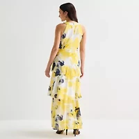 Marc New York Womens Sleeveless Abstract Maxi Dress