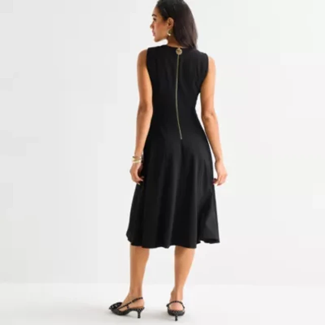 Marc New York Womens Sleeveless Floral Midi Fit + Flare Dress | MainPlace  Mall