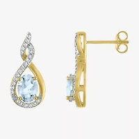 Gemstone 14K Gold Over Silver 2-pc. Oval Jewelry Set