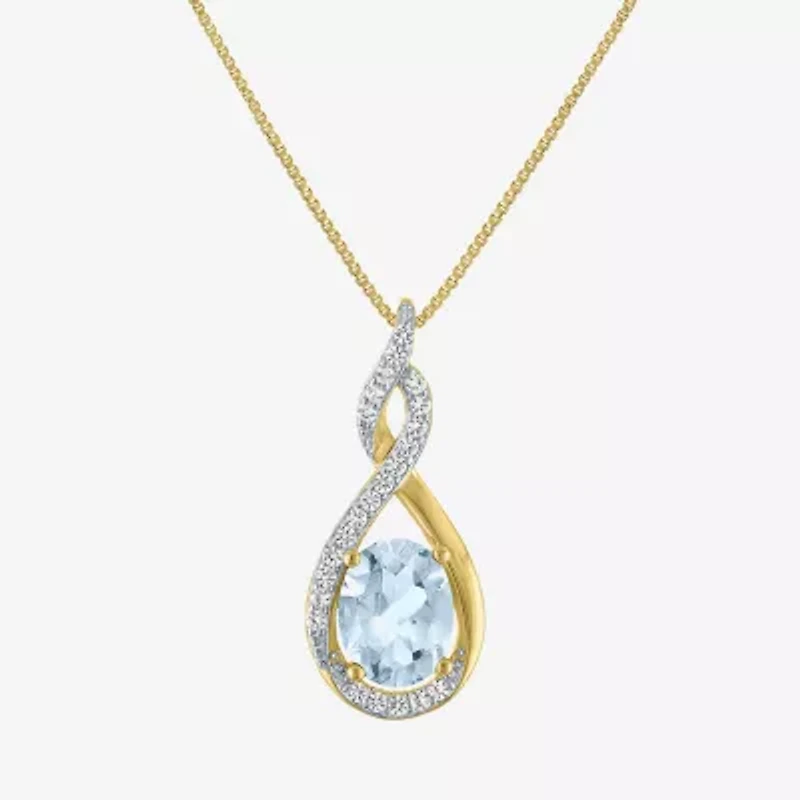 Gemstone 14K Gold Over Silver 2-pc. Oval Jewelry Set