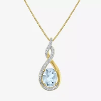 Gemstone 14K Gold Over Silver 2-pc. Oval Jewelry Set