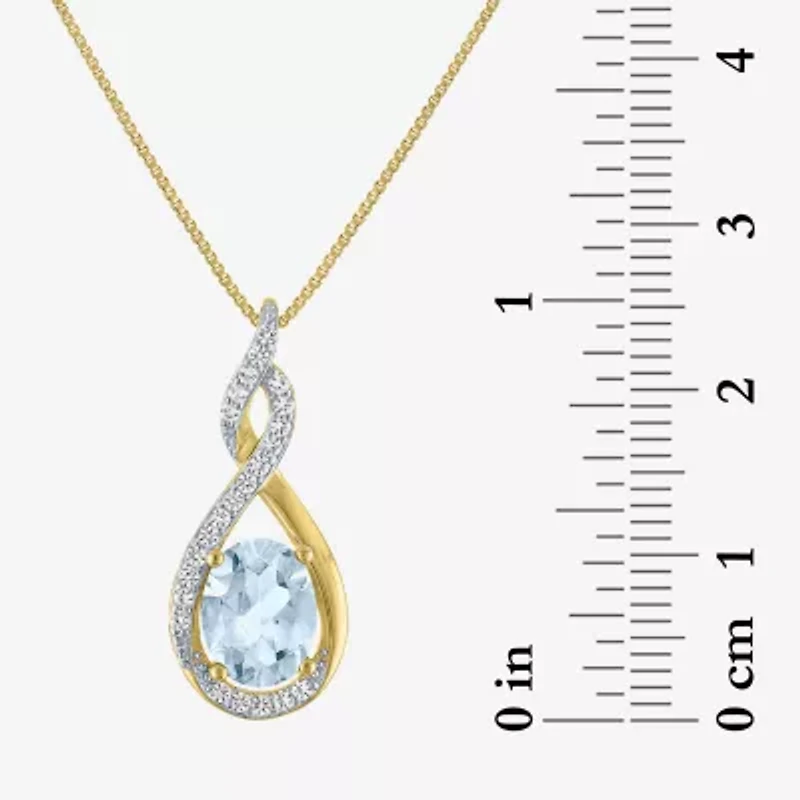 Gemstone 14K Gold Over Silver 2-pc. Oval Jewelry Set