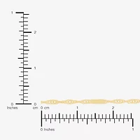 Made in Italy Womens 10K Gold 18 Inch Singapore Chain Necklace