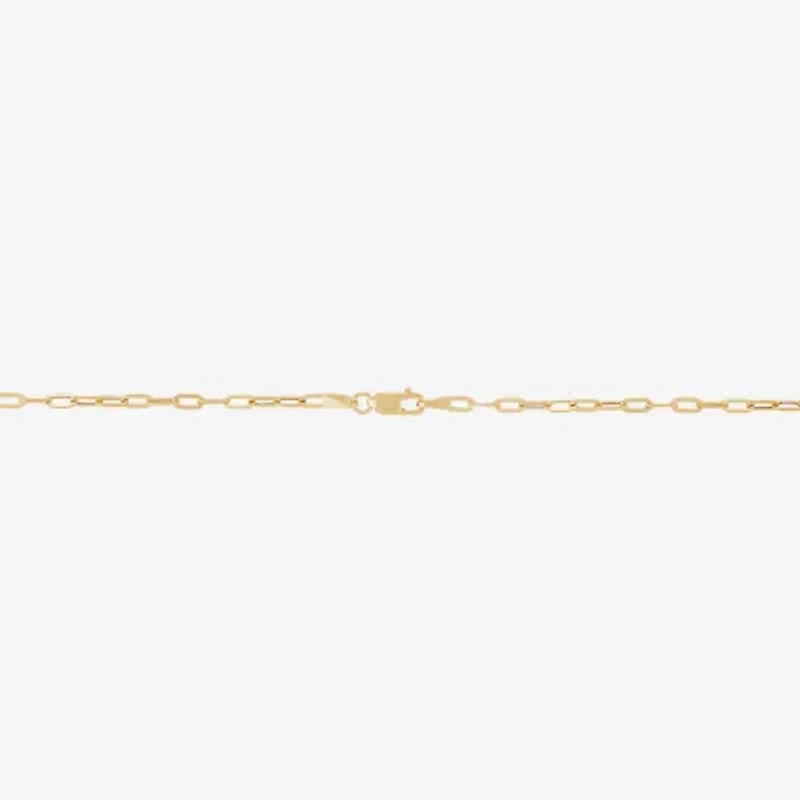 Made in Italy Womens 10K Gold 18 Inch Chain Necklace