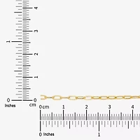 Made in Italy Womens 10K Gold 18 Inch Chain Necklace