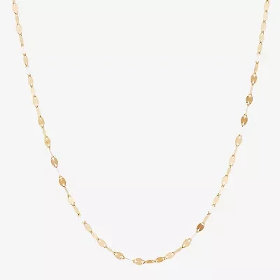Gold Addiction Womens 10K Gold 18 Inch Chain Necklace