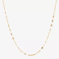 Gold Addiction Womens 10K Gold 18 Inch Chain Necklace