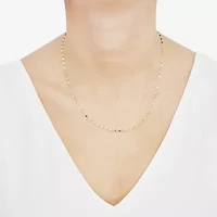 Gold Addiction Womens 10K Gold 18 Inch Chain Necklace