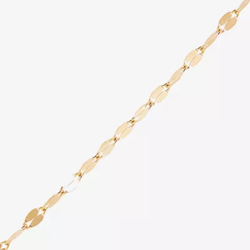 Gold Addiction Womens 10K Gold 18 Inch Chain Necklace