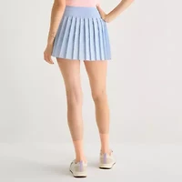 Arizona Womens Juniors Mid Rise Active Pleated Skirt