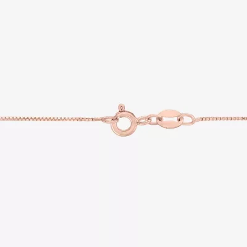 "Mom" Womens 1/10 CT. T.W. Natural White Diamond Sterling Silver Heart 18 Inch Pendant Necklace