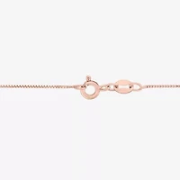 "Mom" Womens 1/10 CT. T.W. Natural White Diamond Sterling Silver Heart 18 Inch Pendant Necklace