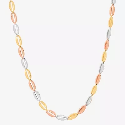 Limited Quantities! Womens 14K Gold 17 1/4 Inch Link Chain Necklace