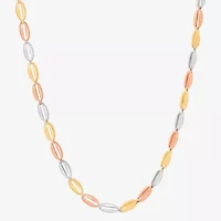 Limited Quantities! Womens 14K Gold 17 1/4 Inch Link Chain Necklace