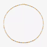 Limited Quantities! Womens 14K Gold 17 1/4 Inch Link Chain Necklace