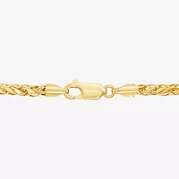 Limited Quantities! Womens 14K Gold 22 Inch Spiga Chain Necklace