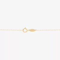 Limited Quantities! Womens 10K Gold Heart Inch Pendant Necklace