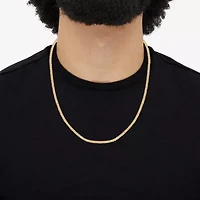 Limited Quantities! Womens 14K Gold 22 Inch Link Chain Necklace