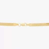 Limited Quantities! Womens 14K Gold 18 Inch Herringbone Chain Necklace