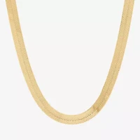 Limited Quantities! Womens 14K Gold 18 Inch Herringbone Chain Necklace