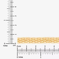 Limited Quantities! Womens 10K Gold 18 Inch Popcorn Chain Necklace
