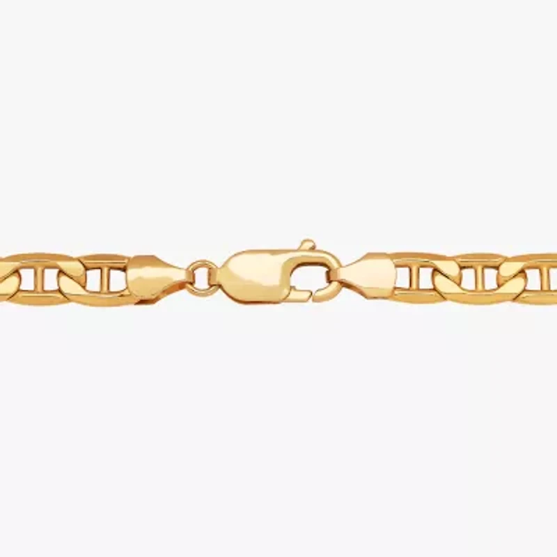 Limited Quantities! Mens 10K Gold 20 Inch Mariner Chain Necklace