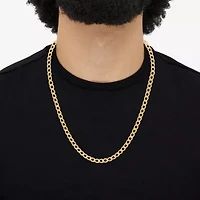Limited Quantities! Mens 14K Gold 22 Inch Curb Chain Necklace